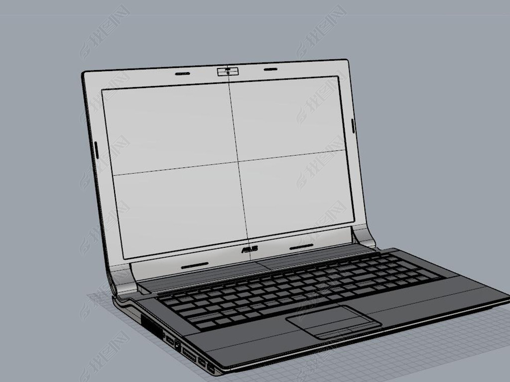 361笔记本电脑犀牛3d模型图设计模型下载-我图网