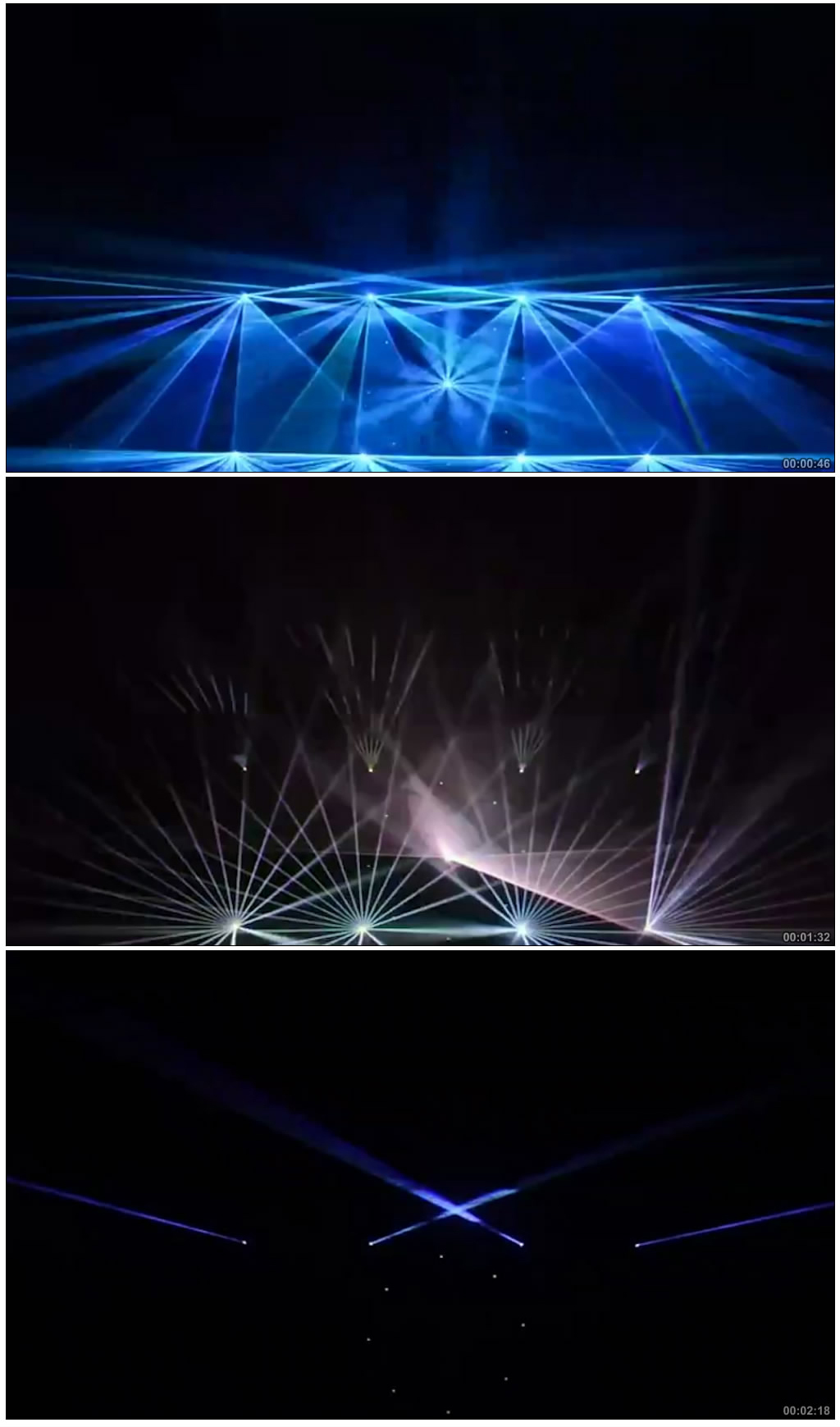 激光秀特效背景led方向变身漂移灯光粒子