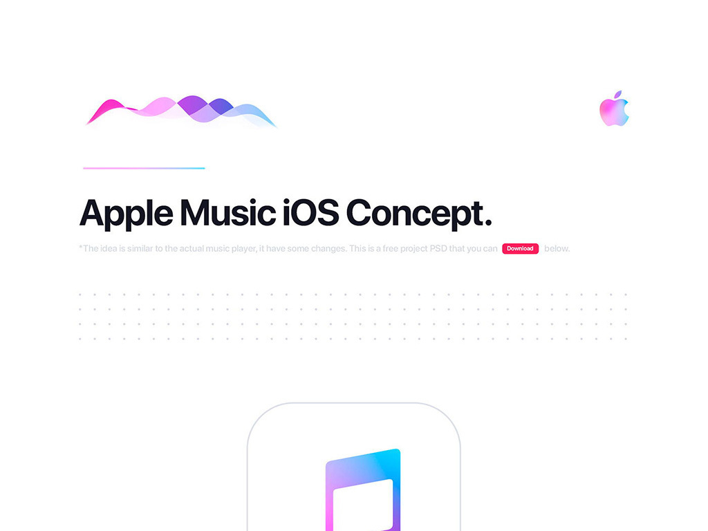 苹果X音乐APP播放器UI界面设计模版