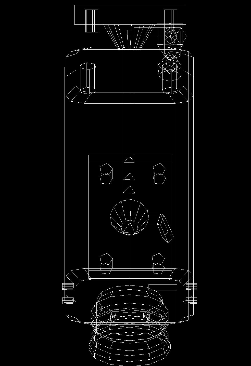 监控摄像头cad设计图