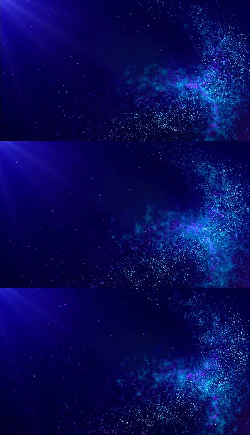 唯美蓝色粒子背景