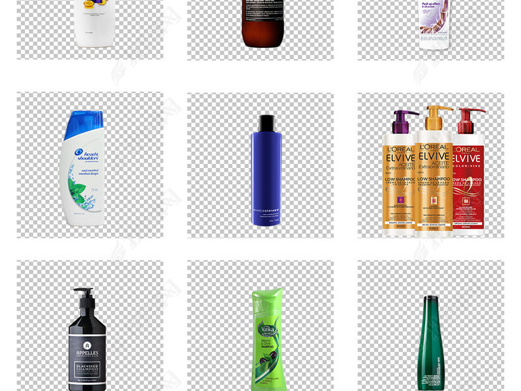 洗发水飘柔头发时尚美发造型png免扣素材