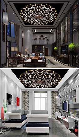 抽象吊顶图片_抽象吊顶壁画图片_抽象吊顶效果图素材下载-我图网