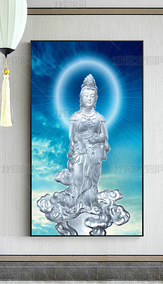 侧脸观音画像专题模板-侧脸观音画像图片素材下载-我图网