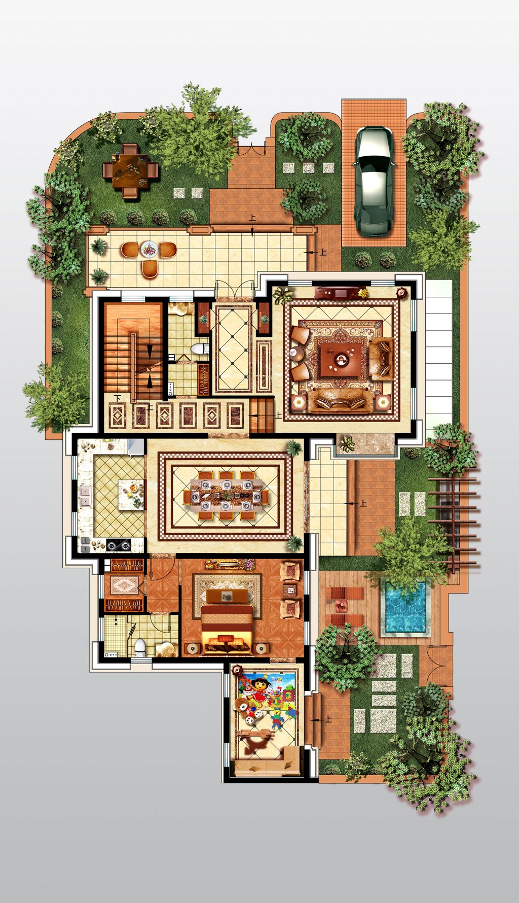 户型图设计素材psd分层