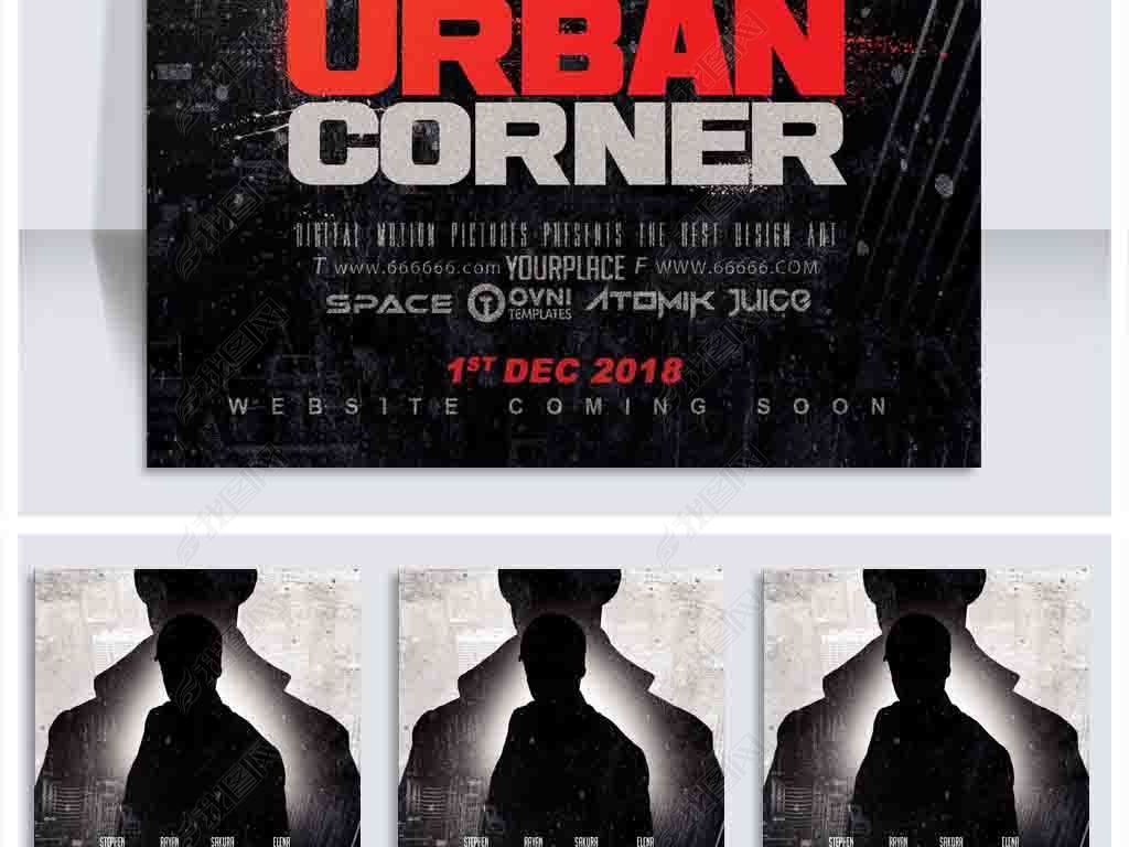 UrbanCornerFlyerTemplateŷPSDʽ