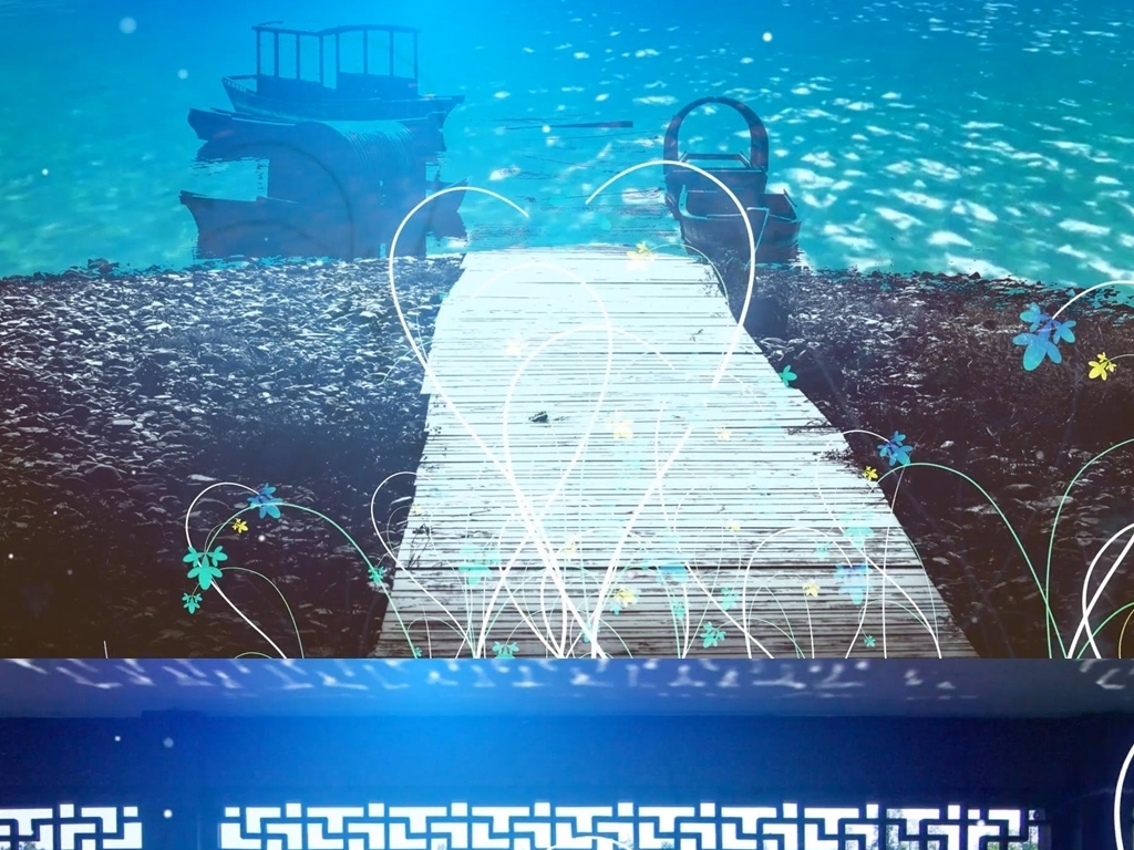 歌曲《情人迷》王琪舞台背景视频