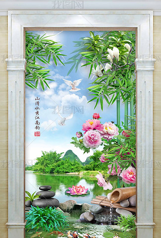 山水花图片-山水花图片素材免费下载-千库网