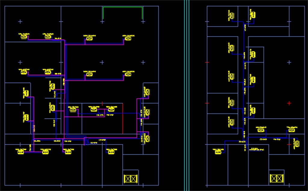某办公楼空调暖通cad设计图
