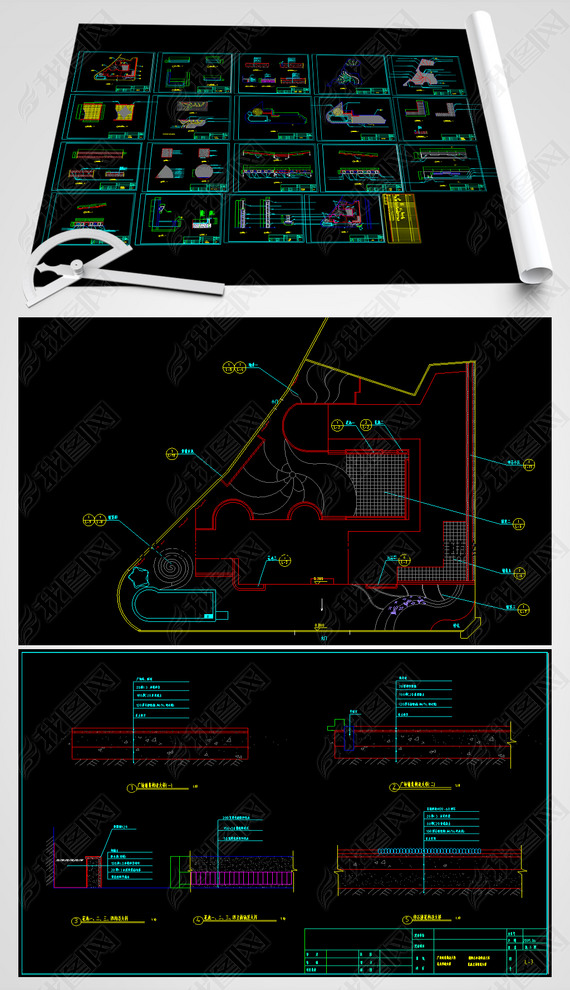 CAD׶԰ͼ