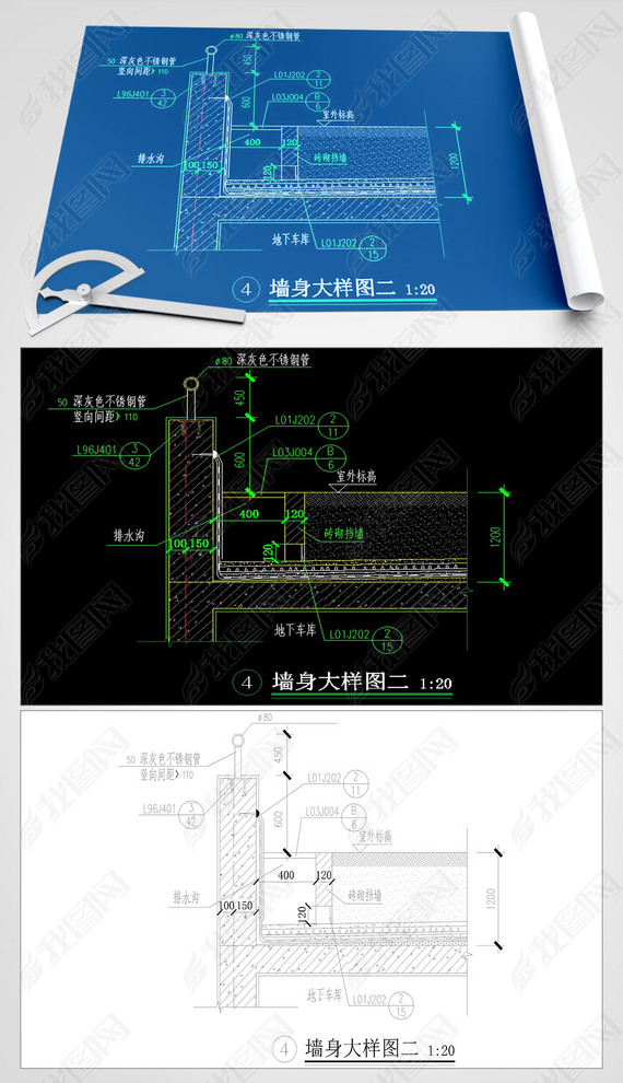 CAD17߲ǽṹסլ¥ǽͼ