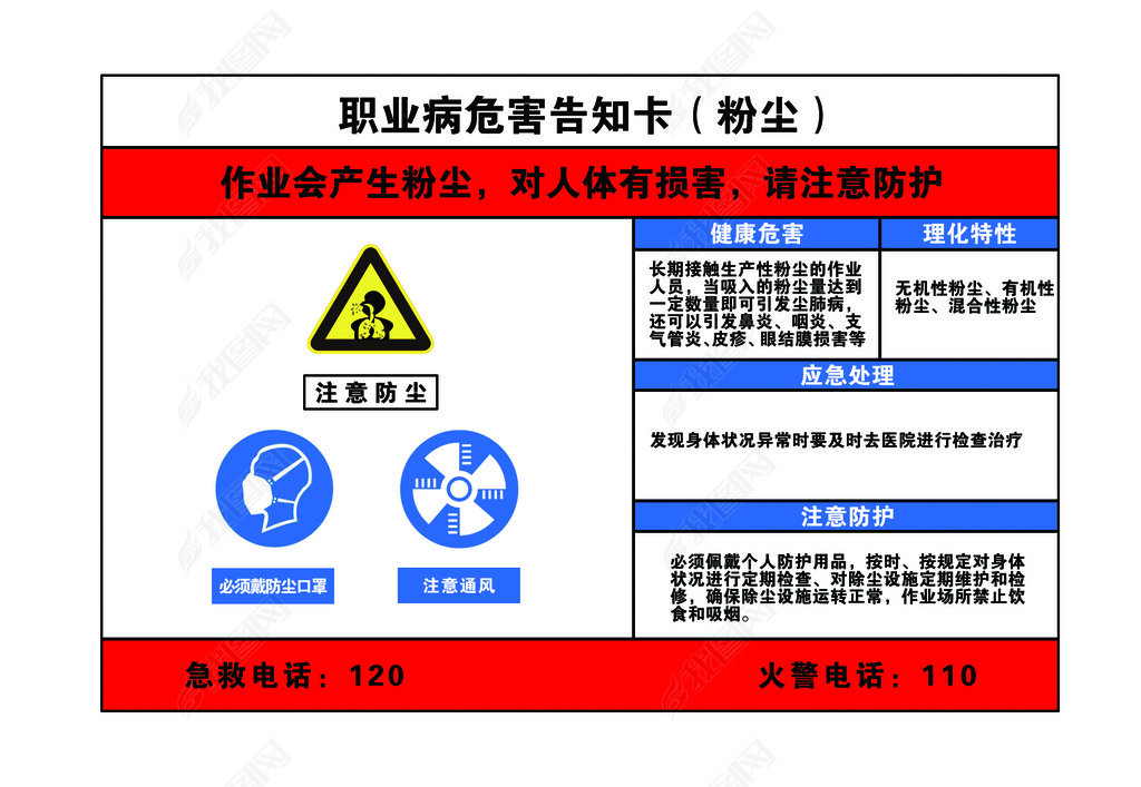 职业病危害粉尘