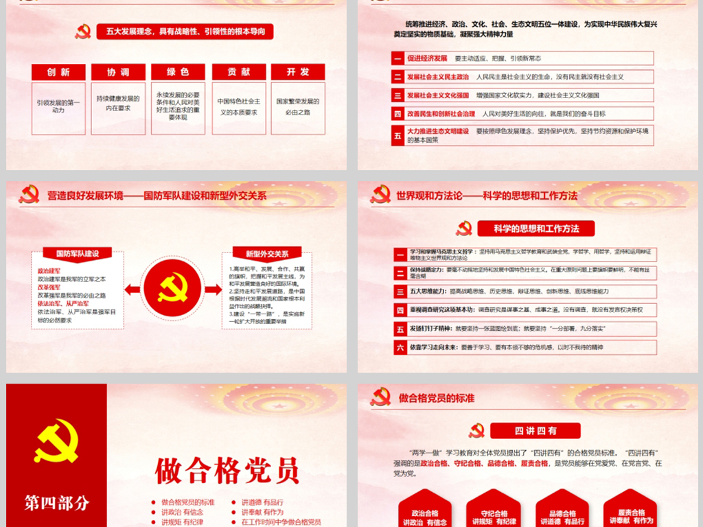 2018党员干部应知应会基本知识学习ppt