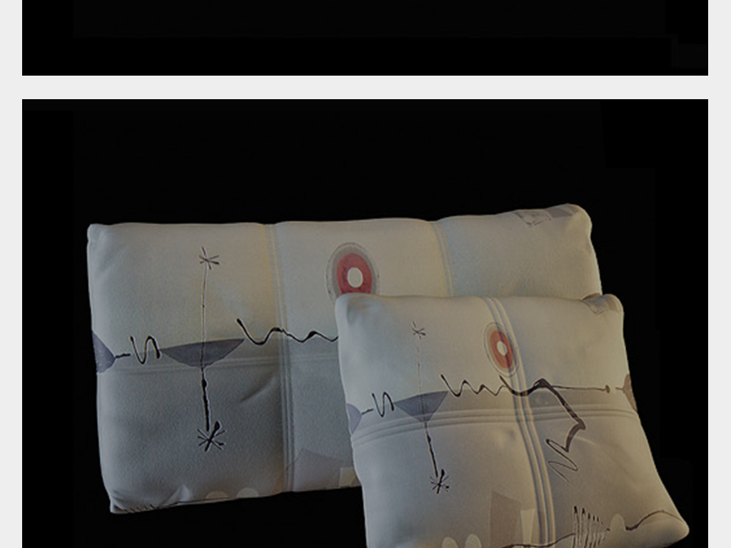 3d立体印花靠垫抱枕靠垫-(1)