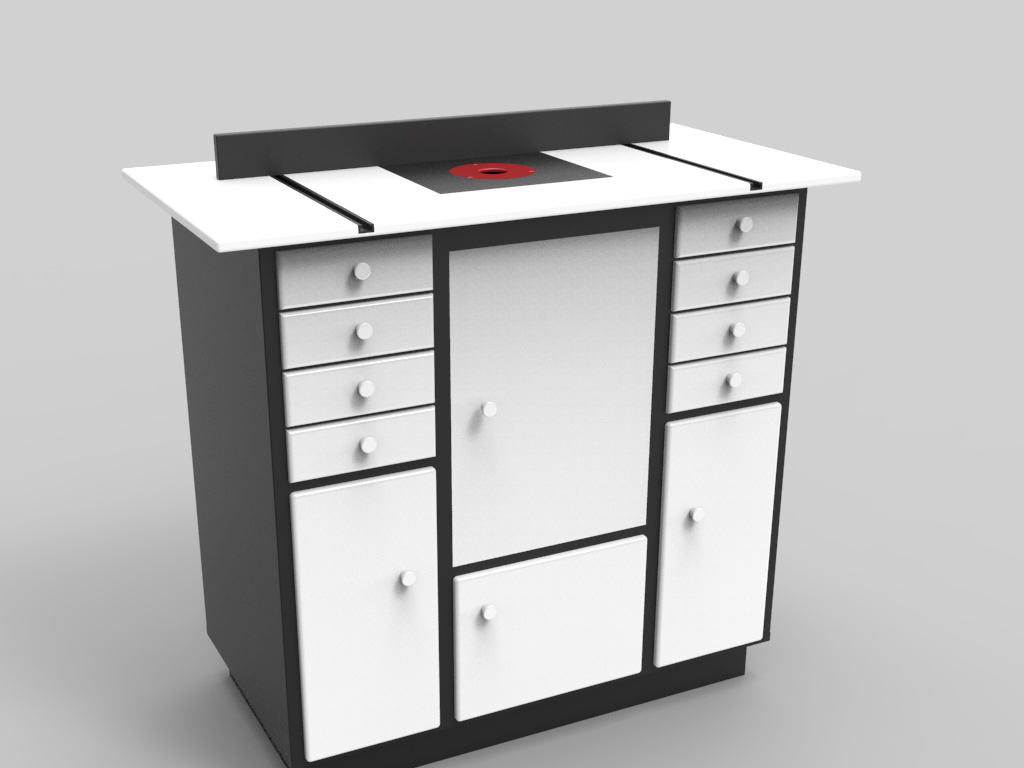 柜子犀牛模型 stp三维模型 ks渲染