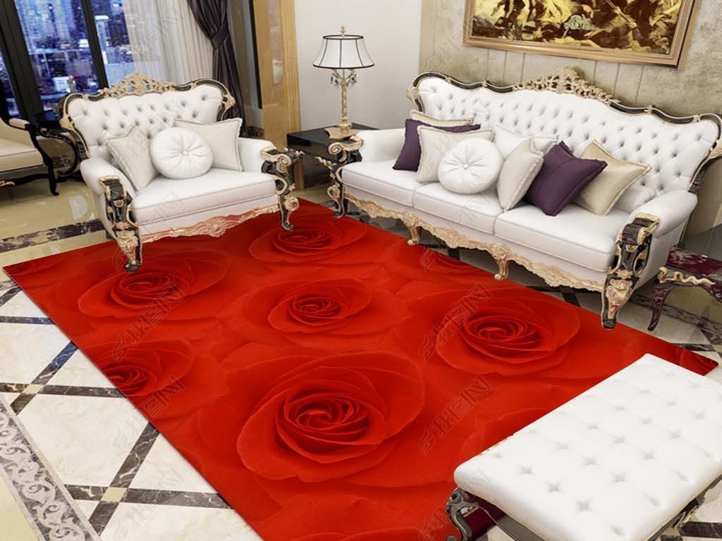 玫瑰花红地毯