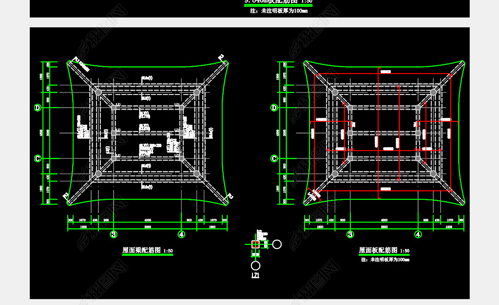 仿清式无梁殿建筑结构cad施工图纸