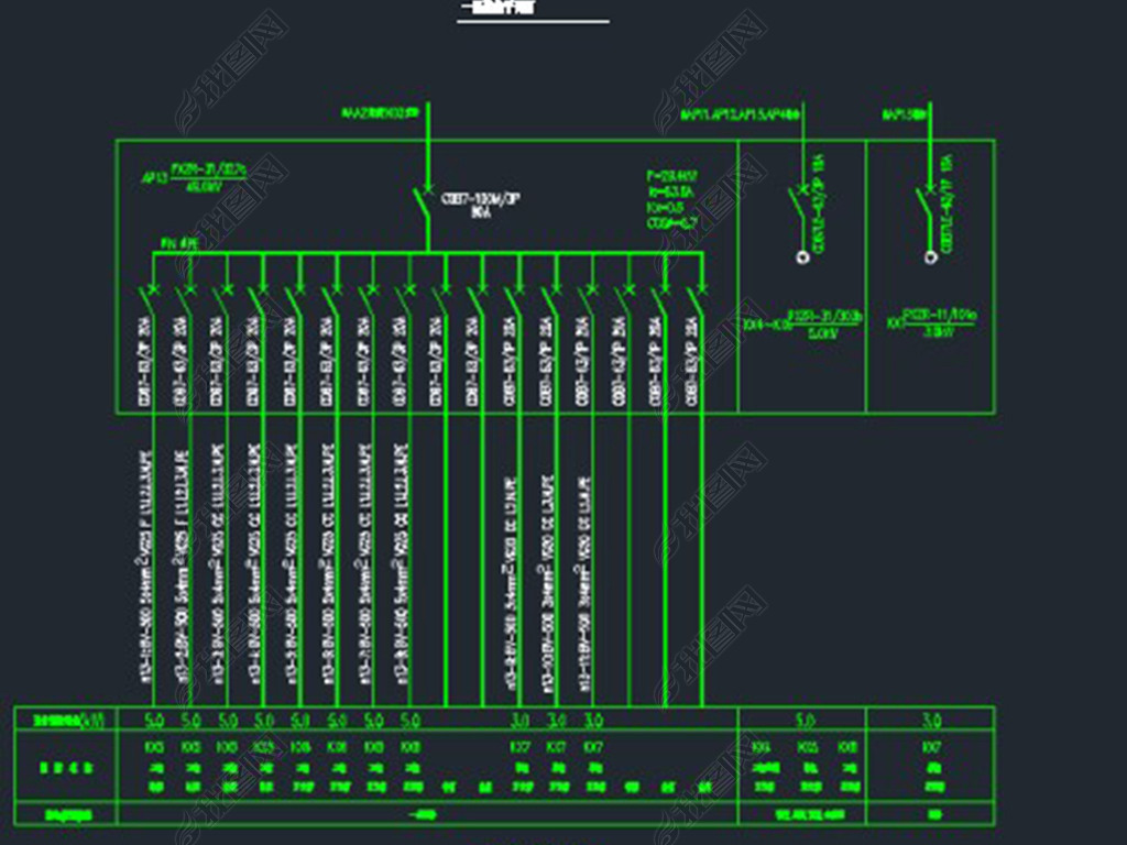 CAD电气符号电气图库素材
