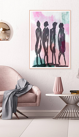 色块人物拼接专题模板-色块人物拼接图片素材下载-我图网