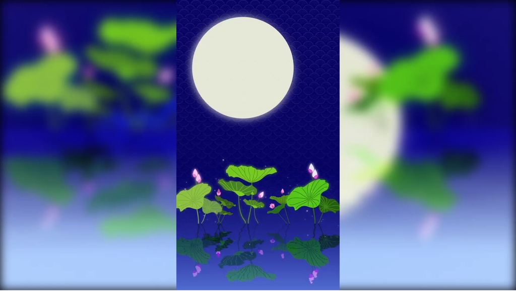 中秋视频AE模板微信小视频动态竖屏素材