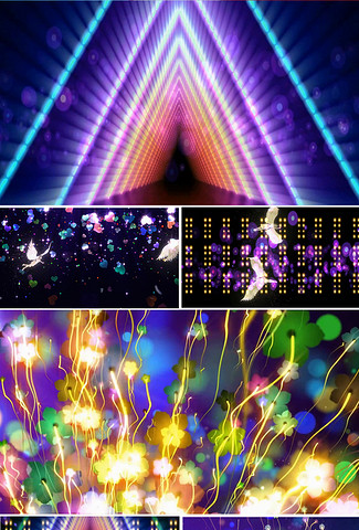 最美的期待配乐成品周笔畅歌曲动感舞台背景视