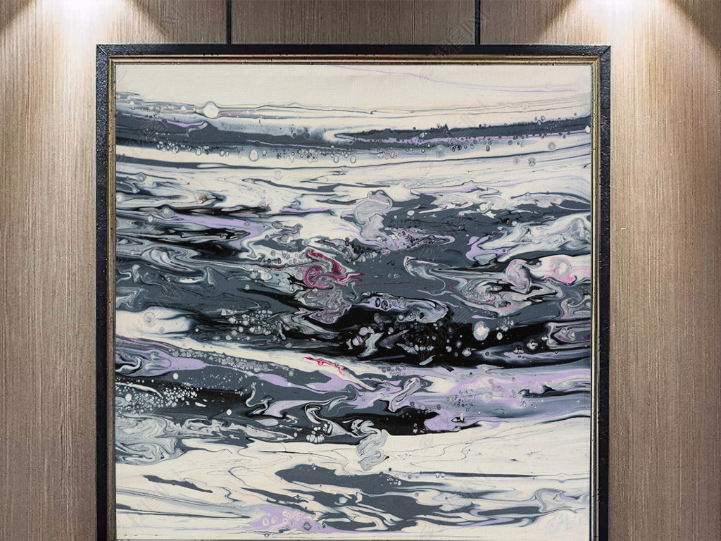 原创高清立体抽象纯手绘装饰艺术油画(一百五十)