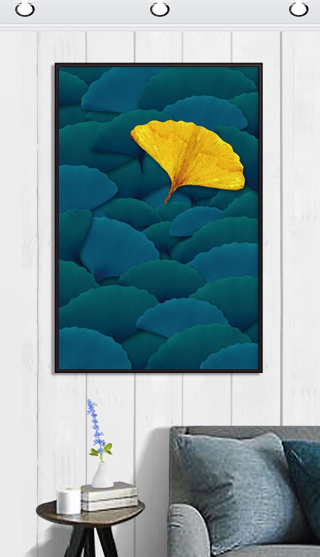 北欧抽象金箔金色银杏叶艺术装饰画素材简介我图网提供北欧抽象金箔金