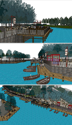 公园码头专题模板-公园码头图片素材下载-我图网