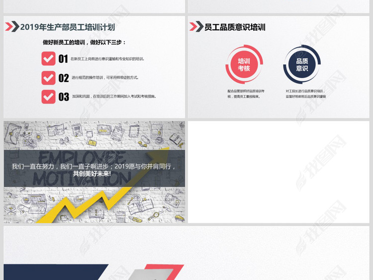 2019工厂车间主任生产部年终工作总结PPT