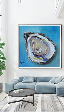 现代简约立体贝壳北欧风艺术装饰画