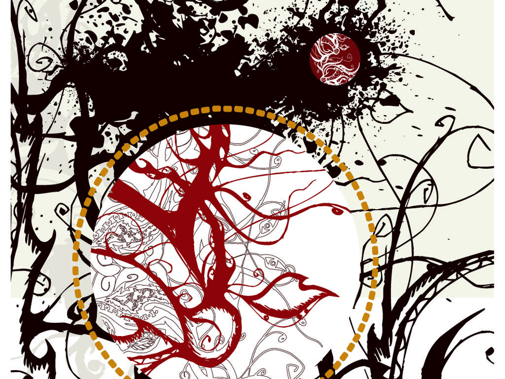 抽象画艺术类设计无里头风络