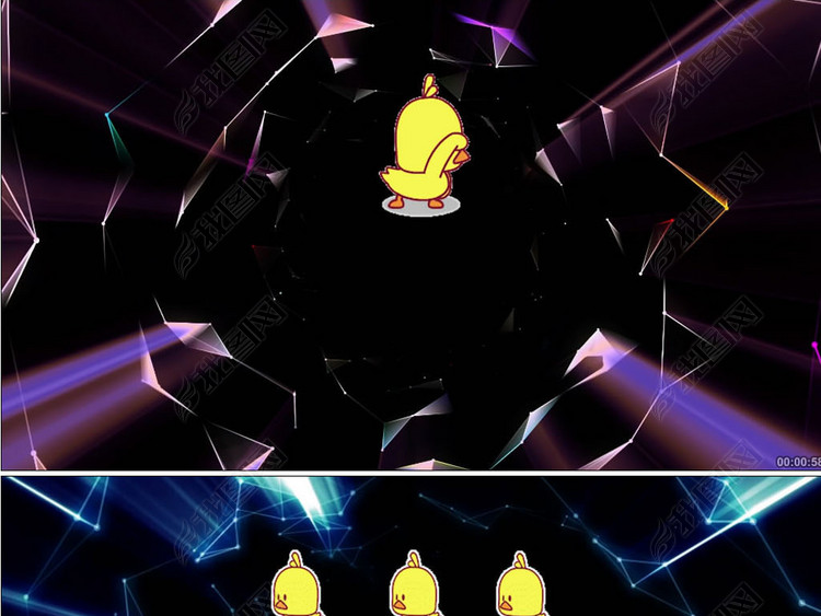 卡路里年会舞蹈背景视频素材