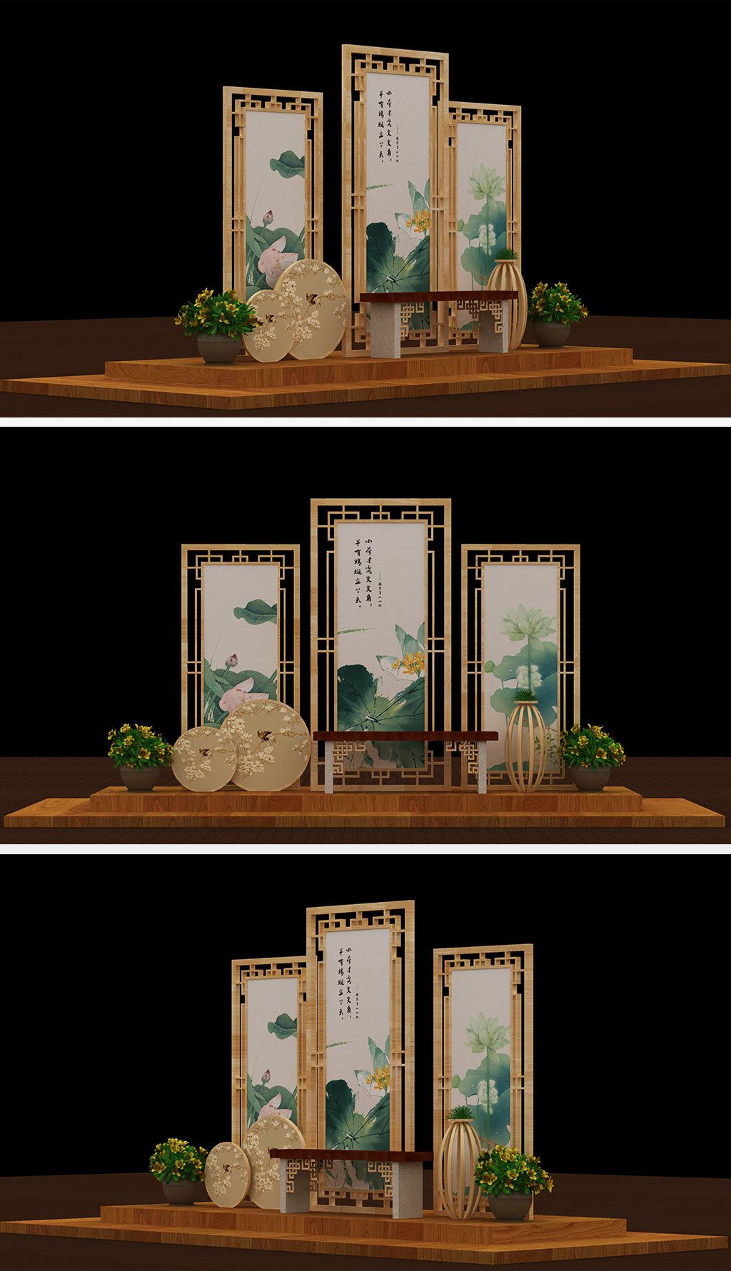 文化礼堂美陈道德讲堂中式美陈中国风美陈下载-编号18926447-其他-我