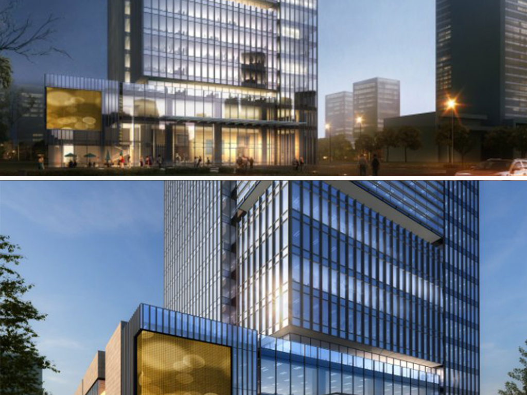 现代高层酒店建筑设计现代商业办公楼建筑