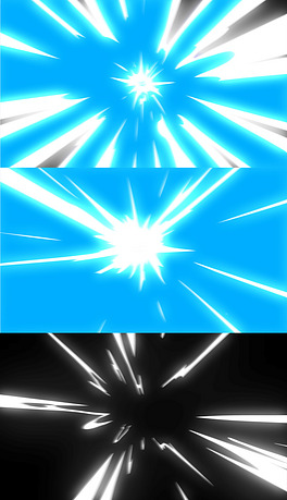 卡通加速穿越特效素材(带通道)