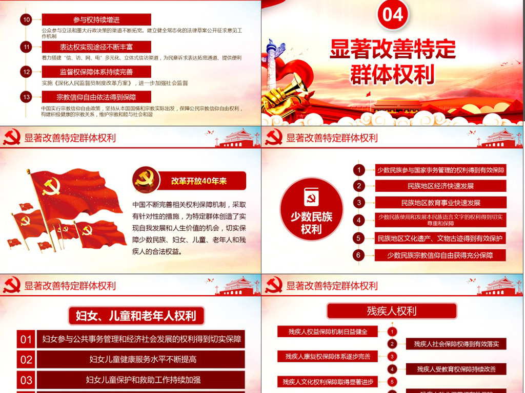 改革开放40年中国人权事业的发展进步学习