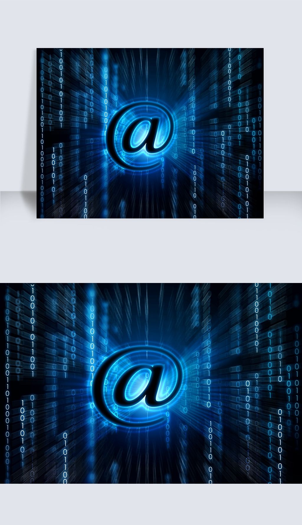 科技蓝色数字编码@符号创意插画下载-编号20181353-其他-我图网