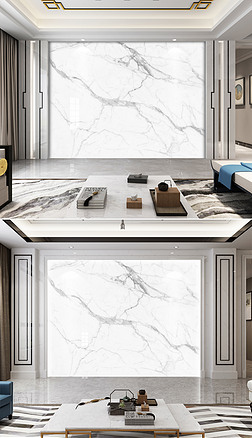 素色爵士白雅士白大理石纹背景墙|现代简约素色爵士白雅士白大理石纹