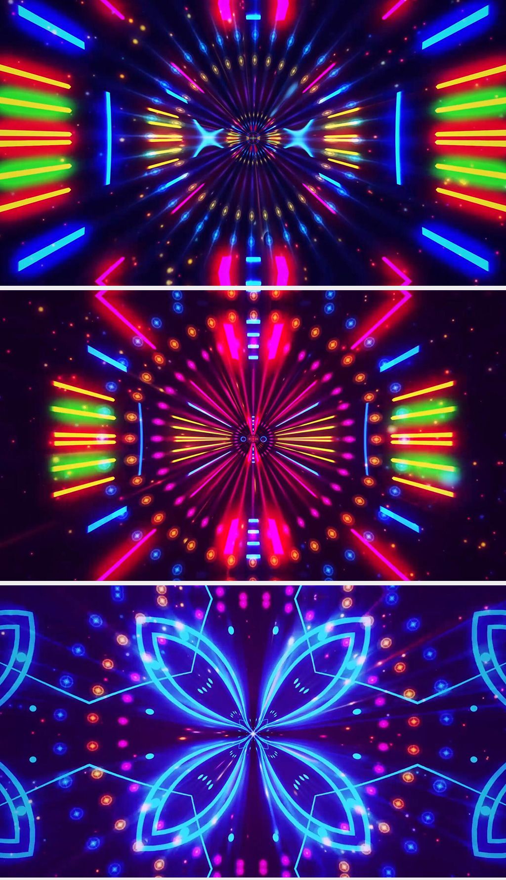 偶像万万岁绚丽动感舞台背景视频