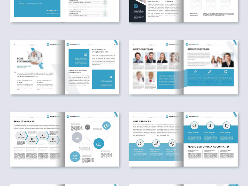 简约大气企业宣传画册产品手册word设计图片素材-高清模板下载(5.