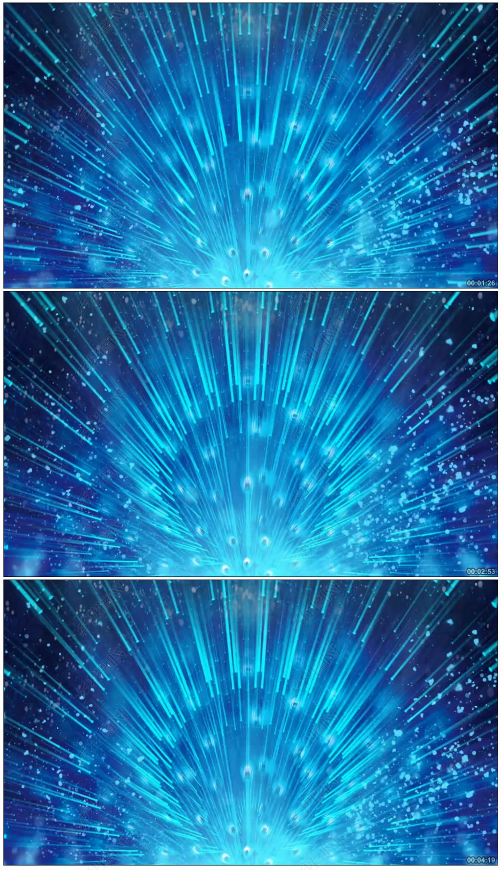 孔雀傣族舞蹈背景led视频素材