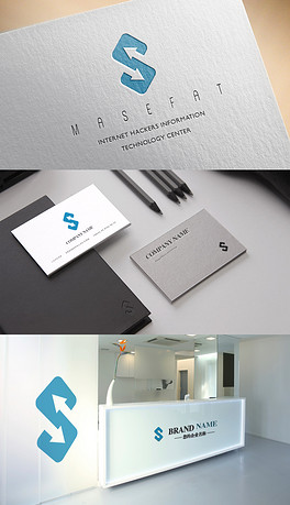 创意箭头字母Slogo风向标品牌标志设计