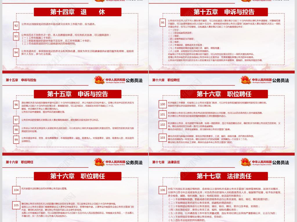 学习解读中华人民共和国公务员法及全文解读