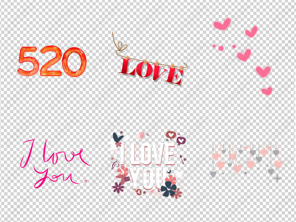 520˽LOVE񺣱زıͼƬPNG