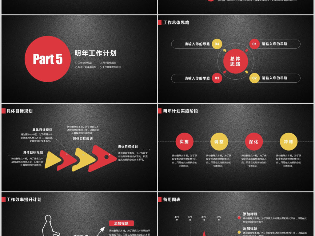 2019财务部门年终总结工作计划PPT