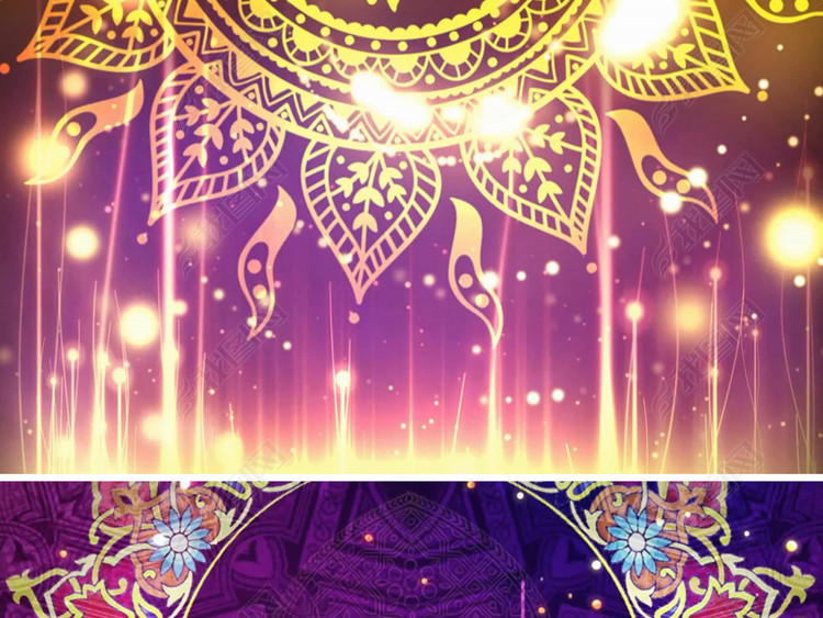 动感喜庆年会开场舞蹈印度姑娘表演背景视频素材