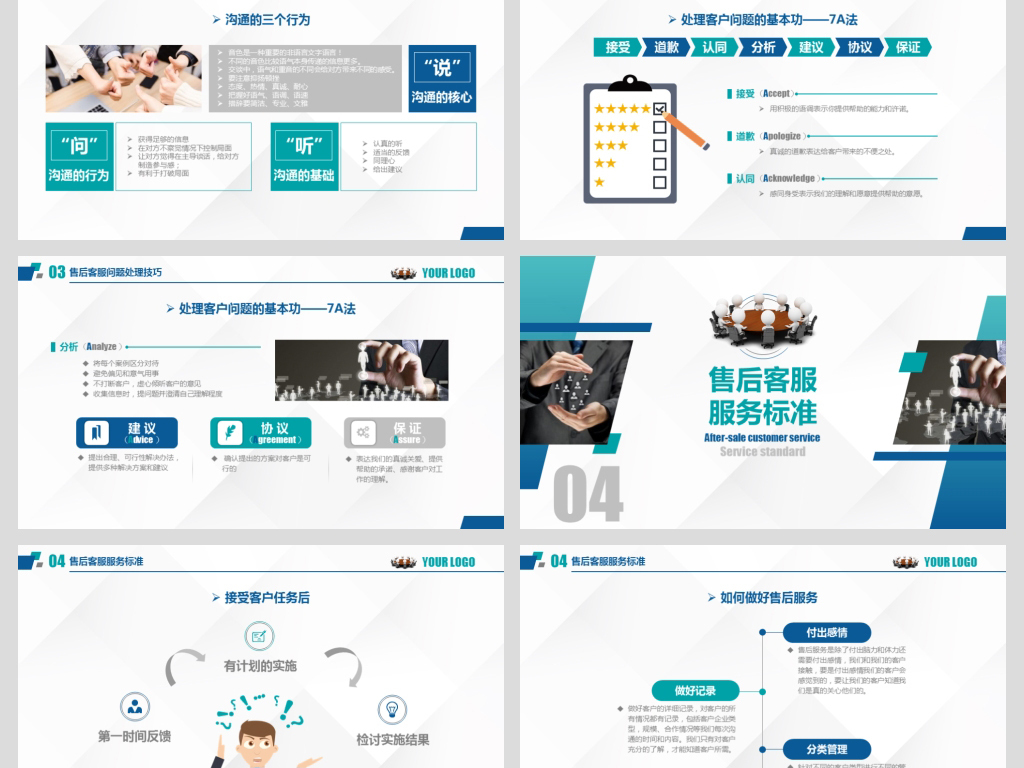 企业团队管理客服售后电销咨询沟通技巧培训