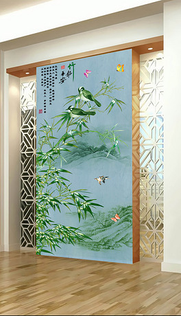 梅兰竹菊玄关下载排行榜-我图网