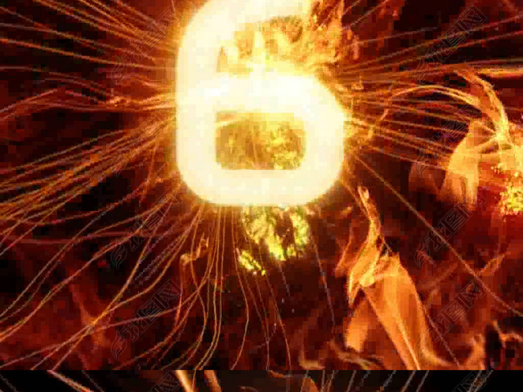 绚丽十秒倒计时图片设计素材_高清MP4模板下