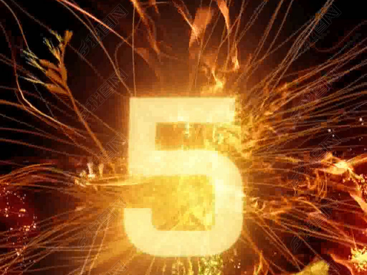 绚丽十秒倒计时图片设计素材_高清MP4模板下